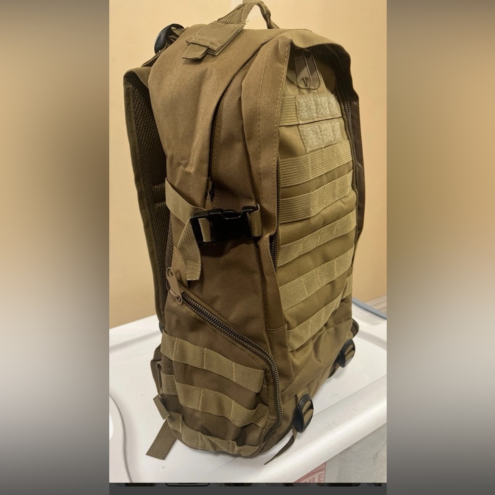 Tactical Brown Backpack